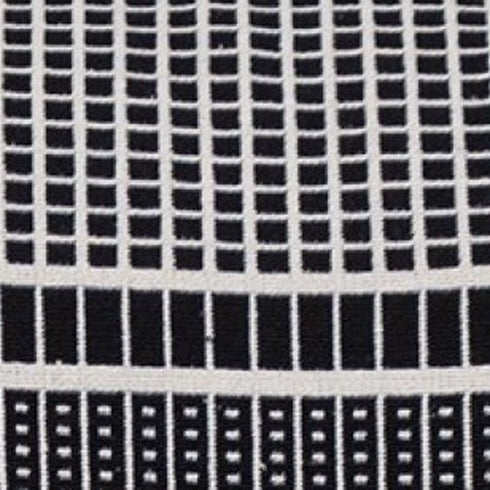 Black and White Abstract Stripes Throw Pillow